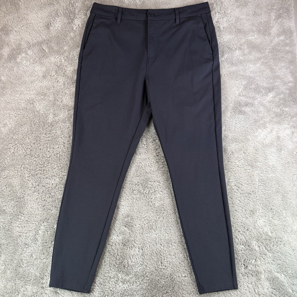 BYLT Everyday Pant Men's XL Performance Tapered Stretch Chino Golf Travel Navy